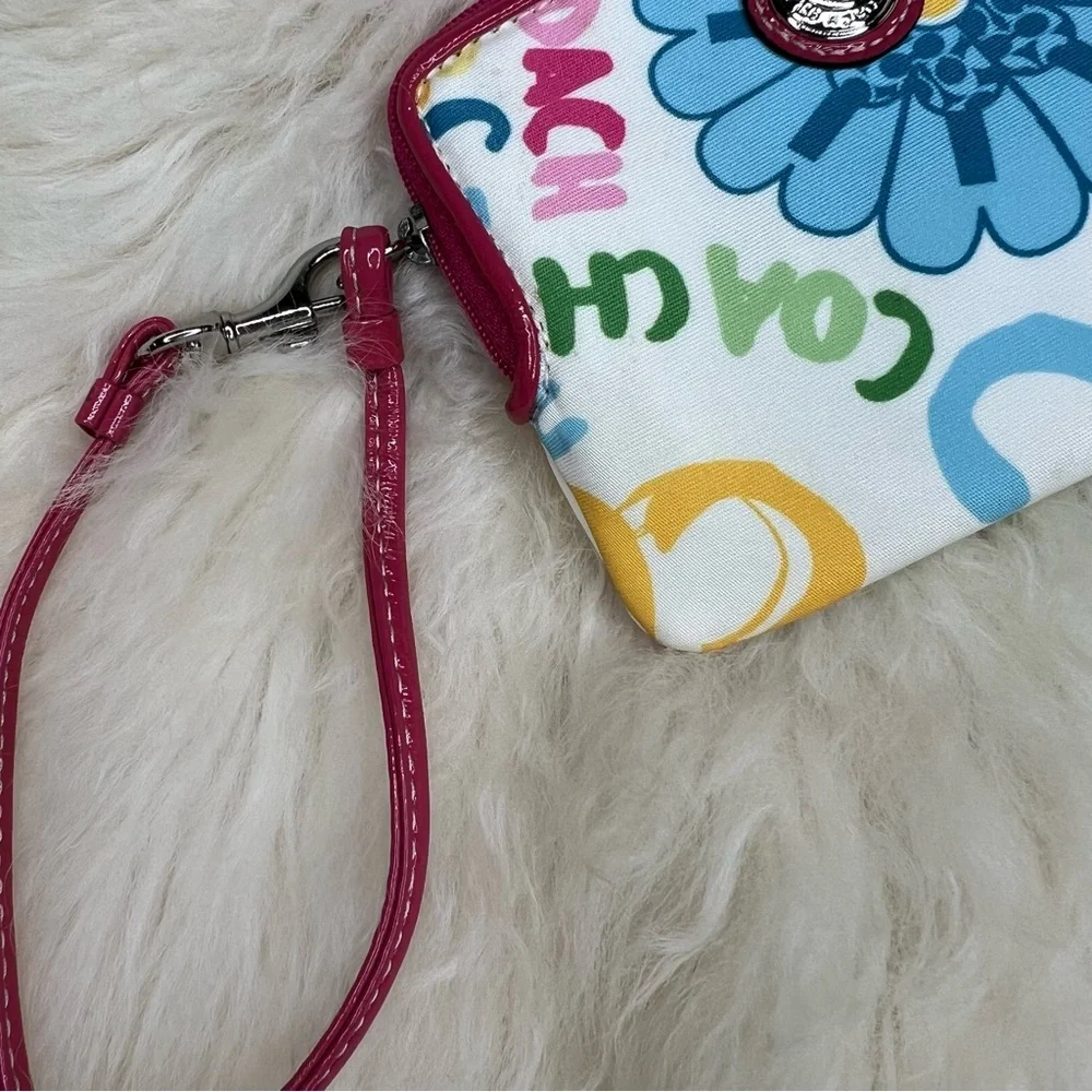 Colorful Floral Coach Wallet/Wristlet - Picture 3 of 10